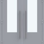Двухстворчатая алюминиевая дверь GFTD602