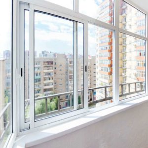 Алюминиевое окно для балкона Алюминиевое окно для балкона